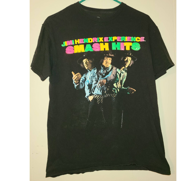 Authentic Hendrix Jimi Hendrix Experience Smash Hits T-Shirt Men's Medium (VA1) - Picture 1 of 4